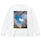 ぱんだまんのダブルハート Big Long Sleeve T-Shirt