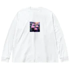 AQUAMETAVERSEの睡蓮　なでしこ1478 Big Long Sleeve T-Shirt