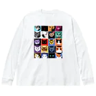 PAC (ポップアートキャット）のPAC (ポップアートキャット) Big Long Sleeve T-Shirt