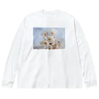 TOMOYA MURAKAMIのSAKURA-Oil Painting- Big Long Sleeve T-Shirt