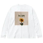 TILUのKeep smiling  ビッグシルエットロングスリーブTシャツ