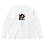 AQUAMETAVERSEの桜の花の中かで、、女性　なでしこ1478 Big Long Sleeve T-Shirt