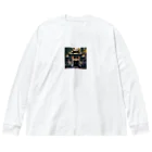 AQUAMETAVERSEの南国の門　なでしこ1478 Big Long Sleeve T-Shirt