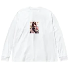 AQUAMETAVERSEのメイドカフエで働く女性　なでしこ1478 Big Long Sleeve T-Shirt