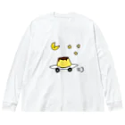 愛と幸せの魔法使いの月夜に駆けるプリン Big Long Sleeve T-Shirt