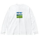 ウェブエンパイアの自然と理想のオアシス Big Long Sleeve T-Shirt