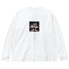 cray299の夜に輝く桜吹雪 Big Long Sleeve T-Shirt