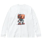 Sachi0625のレトロ戦闘ロボットＬ Big Long Sleeve T-Shirt