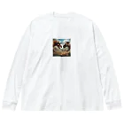 てぃっちゃんの恐竜　 Big Long Sleeve T-Shirt