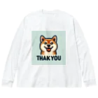 keikei5の魅力的な柴犬 ビッグシルエットロングスリーブTシャツ