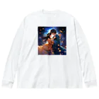 AQUAMETAVERSEの七夕の夜彦星と織り姫　なでしこ1478 Big Long Sleeve T-Shirt