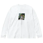 猫君の歯医者さんの歯ブラシ猫 Big Long Sleeve T-Shirt