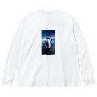 かんぱい工房の景色の良いペンギン Big Long Sleeve T-Shirt