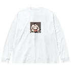 パッションパステルのDJ力士 Big Long Sleeve T-Shirt