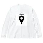 Sounds Focus&RelaxのI’ｍ here. ビッグシルエットロングスリーブTシャツ