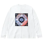 幻想の館の不思議模様・円 Big Long Sleeve T-Shirt