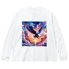 creatoonの空と大鷹 Big Long Sleeve T-Shirt