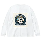 keikei5の探偵ごっこが大好きな、かわいらしいトイプードル Big Long Sleeve T-Shirt