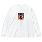 柴犬大好きマンのゲーム少年 Big Long Sleeve T-Shirt