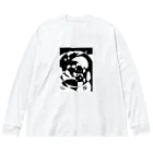 Raitaaa-Reeの黒色世界 ビッグシルエットロングスリーブTシャツ