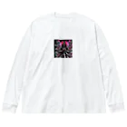 TUDOIの推志武士　参 Big Long Sleeve T-Shirt