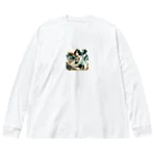 ヨーカズのバイク女子サキ Big Long Sleeve T-Shirt