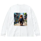 nono_0703の旅するサル Big Long Sleeve T-Shirt