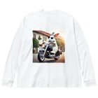 やんちゃな動物達のやんバニー　バイクver Big Long Sleeve T-Shirt