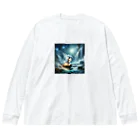 太陽の手の水の妖精 Big Long Sleeve T-Shirt