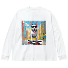 Bull Terrier Paradeの🛹スケーターヴィンセント ビッグシルエットロングスリーブTシャツ