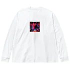 たいさのへやのサイバーたいさプレッシャー Big Long Sleeve T-Shirt