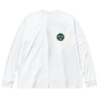 puikkoの国籍マーク　スウェーデン（ワンポイント） ビッグシルエットロングスリーブTシャツ