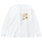 パキュラSHOPのドーナツ、時々ネコドーナツ Big Long Sleeve T-Shirt