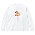 Akira03の猫 ビッグシルエットロングスリーブTシャツ
