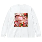 ぶーたんのいちごの夢幻 Big Long Sleeve T-Shirt