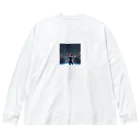 tentetenの雨の中の歌 Big Long Sleeve T-Shirt