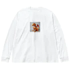 cotaro_worksの輝くドラゴン　折り紙09 Big Long Sleeve T-Shirt