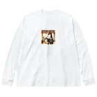 雑貨「キリン堂」のきりん１４ Big Long Sleeve T-Shirt