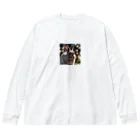 atto_usagiのクリスタルウィンクうさぎ Big Long Sleeve T-Shirt