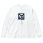 たんたん狸の不気味で可愛い森の不気味で可愛い犬001 Big Long Sleeve T-Shirt