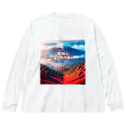 タイ楽ノマドの富士山より高い愛国心 (タイ楽ノマド) Big Long Sleeve T-Shirt