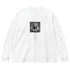 cotaro_worksのドラゴン 鉛筆画03 Big Long Sleeve T-Shirt