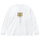 NaNa’s SHOP 🐾のお見通し猫　🐾 ビッグシルエットロングスリーブTシャツ