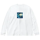 animalsの神秘的なイルカ Big Long Sleeve T-Shirt