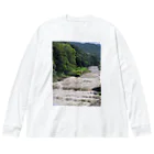 TACOIKAのHakone　RainyDay ビッグシルエットロングスリーブTシャツ