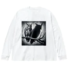 万事屋の不思議な魅力漂う梟 Big Long Sleeve T-Shirt