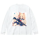 AQUAMETAVERSEの星屑の誓い、勇気の歌 Marsa Big Long Sleeve T-Shirt