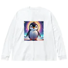 A－spphireのキュートペンギン ビッグシルエットロングスリーブTシャツ