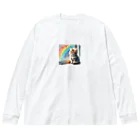 Akiraの猫 Big Long Sleeve T-Shirt