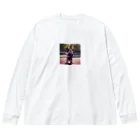 SmilePineのもふもふプリンセスのテニス Big Long Sleeve T-Shirt